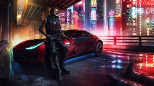 Cyberpunk, Artist, Artwork, Digital Art, Guns, 4K wallpaper