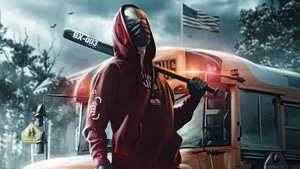 Hoodie, Mask, Baseball, Artist, Artwork, Digital Art, 4K wallpaper