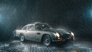 Aston Martin Db5, Aston Martin, Cars, Rain, 4K wallpaper