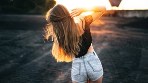 Girls, Blonde, Model, 4K wallpaper