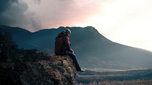 Alone, Photography, Mountains, 4K wallpaper