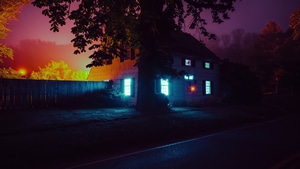 Photography, House, Lights, 4K wallpaper