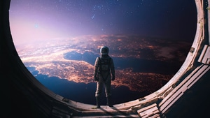 Astronaut, Artist, Artwork, Digital Art, Artstation, 4K wallpaper