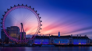 Ferris Wheel, Photography, 4K wallpaper