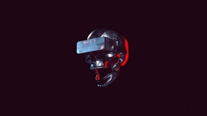 Skull, Minimalism, Minimalist, Dark, Black, Artist, Artwork, Digital Art, 4K wallpaper