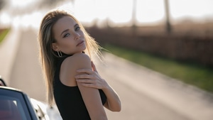Blonde, Girls, Model, 4K wallpaper