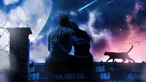 Love, Couple, Artist, Artwork, Digital Art, 4K wallpaper