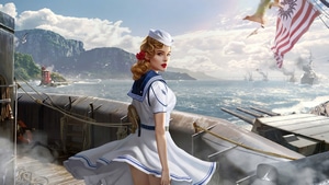 Sailor, Artist, Artwork, Digital Art, Artstation, 4K wallpaper