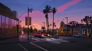 Street, Road, Artist, Artwork, Digital Art, Artstation, 4K wallpaper