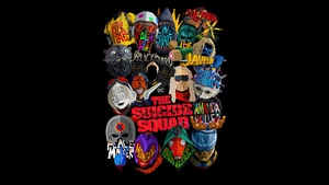 The Suicide Squad, Movies, 2021 Movies, Logo, Dark, Black, 4K wallpaper