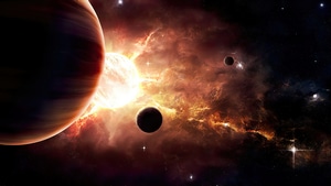 Scifi, Planet, Space, Digital Universe, Artist, Artwork, Digital Art, 4K wallpaper