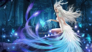 Angel, Fairy, Fantasy, Artist, Artwork, Digital Art, 4K wallpaper