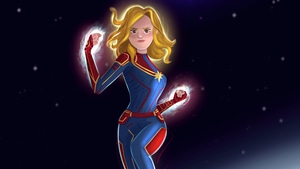 Captain Marvel, Superheroes, Tv Shows, Artstation, Artist, Artwork, Digital Art, 4K wallpaper