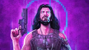 Keanu Reeves, Cyberpunk 2077, Games, Artstation, 4K wallpaper