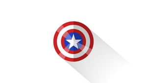 Captain America, Superheroes, Minimalism, Minimalist, Artist, Artwork, Digital Art, Deviantart, 4K wallpaper