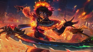 Qiyana, League of Legends, 4K wallpaper