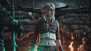 The Witcher 3, Ciri, Cyberpunk, Artist, Artwork, Digital Art, 4K wallpaper