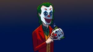 Joker, Supervillain, Superheroes, Artist, Artwork, Digital Art, Minimalism, Minimalist, Deviantart, 4K wallpaper