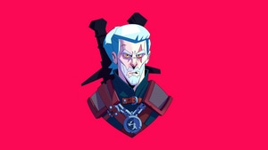 The Witcher, Tv Shows, Minimalism, Minimalist, Artstation, 4K wallpaper