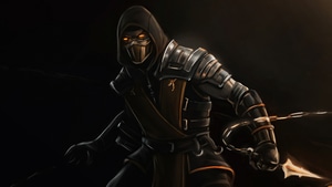 Scorpion, Mortal Kombat, Games, Artstation, 4K wallpaper