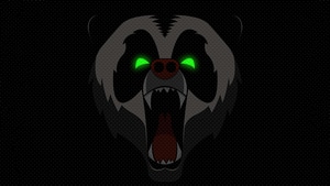 Panda, Minimalism, Minimalist, Artist, Artwork, Digital Art, Dark, Black, 4K wallpaper