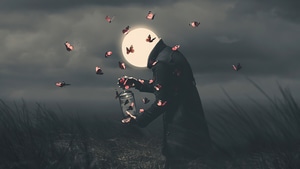 Dark, Butterfly, Artist, Artist, Artwork, Digital Art, Deviantart, 4K wallpaper