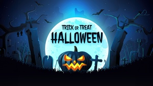 Happy Halloween, Trick or treat, Halloween night, Spooky, Halloween Pumpkin, Jack-o-lantern, 4K wallpaper