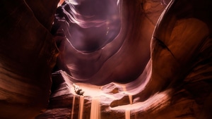Canyon, Sunbeam, Nature, 4K wallpaper