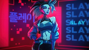 Akali League Of Legends, League Of Legends, Games, Artstation, 4K wallpaper