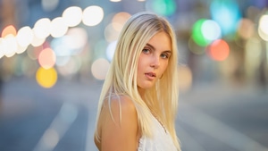 Blonde, Girls, Model, 4K wallpaper