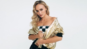 Lily Rose Depp, ELLE US, American actress, 4K wallpaper