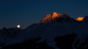 Moon, Nature, 4K wallpaper