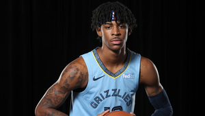 Ja Morant, Memphis Grizzlies, Basketball player, Black background, 4K wallpaper