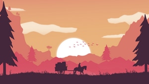 Horse, Sunrise, Artist, Artwork, Digital Art, , Minimalism, Minimalist, Deviantart, 4K wallpaper