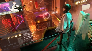 Warrior, Scifi, Cyberpunk, Artist, Artwork, Digital Art, 4K wallpaper