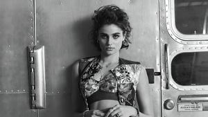 Taylor Hill, Model, Girls, Celebrities, Monochrome, Black And White, 4K wallpaper