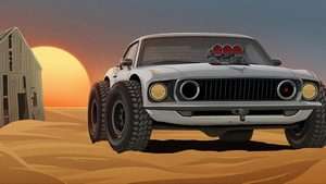 Classic Cars, Cars, Artist, Artwork, Digital Art, Artstation, 4K wallpaper