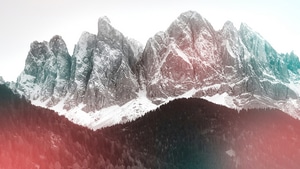 Snow, Mountains, Nature, 4K wallpaper
