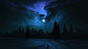 Moon, Artist, Artwork, Digital Art, Deviantart, 4K wallpaper