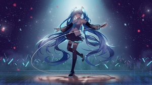 Hatsune Miku, Vocaloid, Anime, Anime Girl, Artist, Artwork, Digital Art, 4K wallpaper