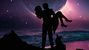 Love, Couple, Dog, Artist, Artwork, Digital Art, 4K wallpaper
