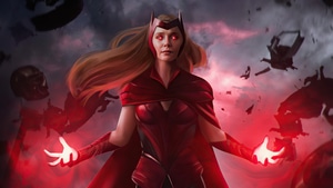 Wanda Vision, Scarlet Witch, Tv Shows, Artstation, 4K wallpaper