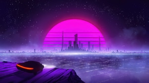 Synthwave, Retrowave, Vaporwave, Artist, Artwork, Digital Art, Artstation, 4K wallpaper