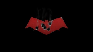 Red Hood, Superheroes, Logo, Artstation, Dark, Black, 4K wallpaper
