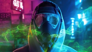 Helmet, Artist, Artwork, Digital Art, Mask, 4K wallpaper