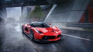 Laferrari, Ferrari, Cars, Rain, 4K wallpaper