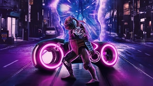 Scifi, Teenage Mutant Ninja Turtles, Tron, Neon, Artist, Artwork, Digital Art, 4K wallpaper