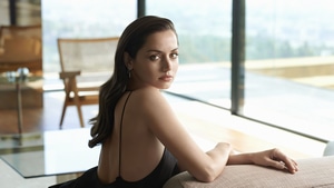 Ana De Armas, Celebrities, Girls, Photoshoot, Black Dress, 4K wallpaper
