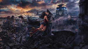 Wonder Woman, Batman, Superheroes, Artist, Artwork, Digital Art, Artstation, 4K wallpaper