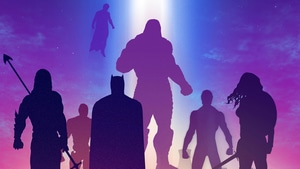 Justice League, 2021 Movies, Movies, Minimalism, Minimalist, Poster, Artstation, Batman, Darkseid, Wonder Woman, Superman, Aquaman, Artist, Artwork, Digital Art, 4K wallpaper
